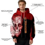 usc trojans sugar skull red black hoodie best selling