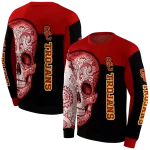 usc trojans sugar skull red black hoodie best selling
