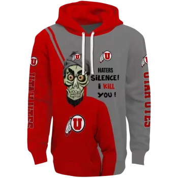 utah utes achmed skull red hoodie best selling