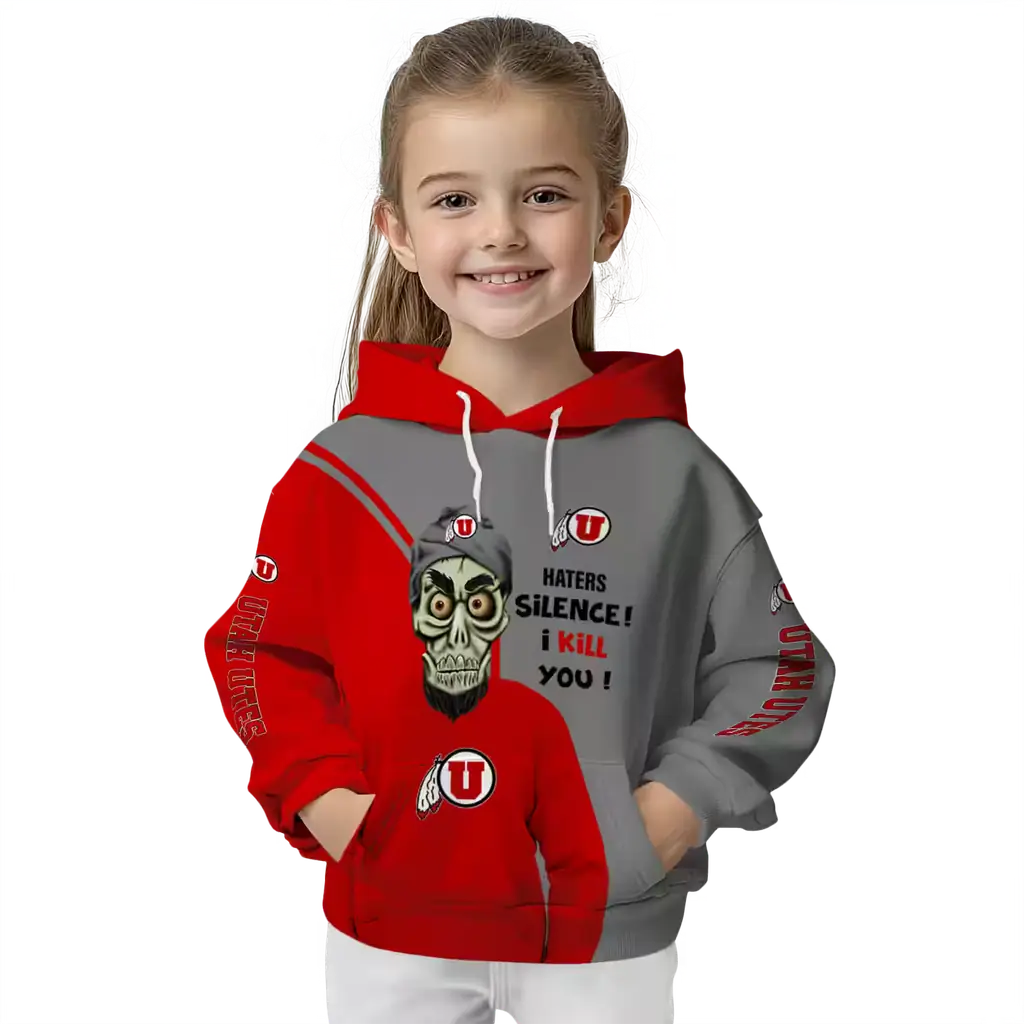 utah utes achmed skull red hoodie top rated utah utes achmed skull red hoodie top rated