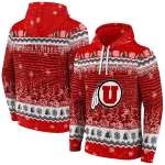 utah utes christmas trees red hoodie best selling