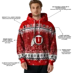 utah utes christmas trees red hoodie best selling
