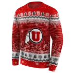 utah utes christmas trees red hoodie best selling