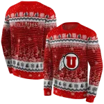 utah utes christmas trees red hoodie best selling