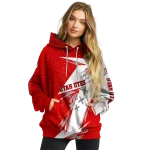 utah utes dynamic slash red white hoodie best selling