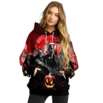 utah utes halloween vibes red black hoodie best selling