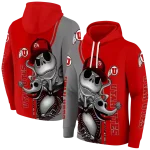 utah utes jack skellington red hoodie best selling