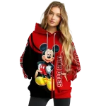 utah utes mickey mouse red black hoodie best selling