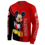utah utes mickey mouse red black hoodie best selling