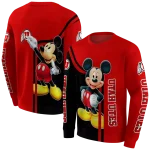 utah utes mickey mouse red black hoodie best selling