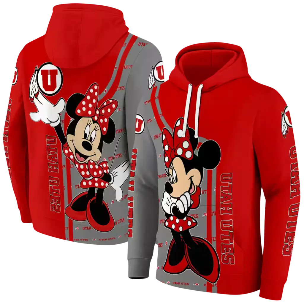 utah utes minnie mouse red hoodie fashion forward utah utes minnie mouse red hoodie fashion forward