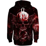 utah utes skull artwork red black hoodie best selling