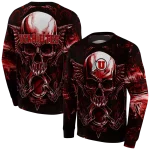 utah utes skull artwork red black hoodie best selling