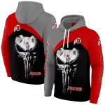 utah utes skull punisher gray black hoodie best selling