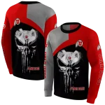 utah utes skull punisher gray black hoodie best selling
