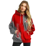 utah utes splatter effect red hoodie best selling