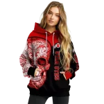 utah utes sugar skull red black hoodie best selling