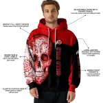 utah utes sugar skull red black hoodie best selling