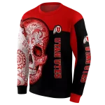 utah utes sugar skull red black hoodie best selling