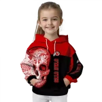 utah utes sugar skull red black hoodie best selling