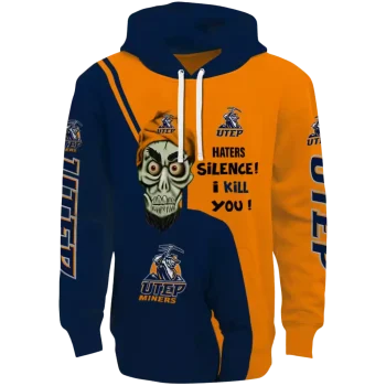 utep miners achmed skull blue hoodie best selling