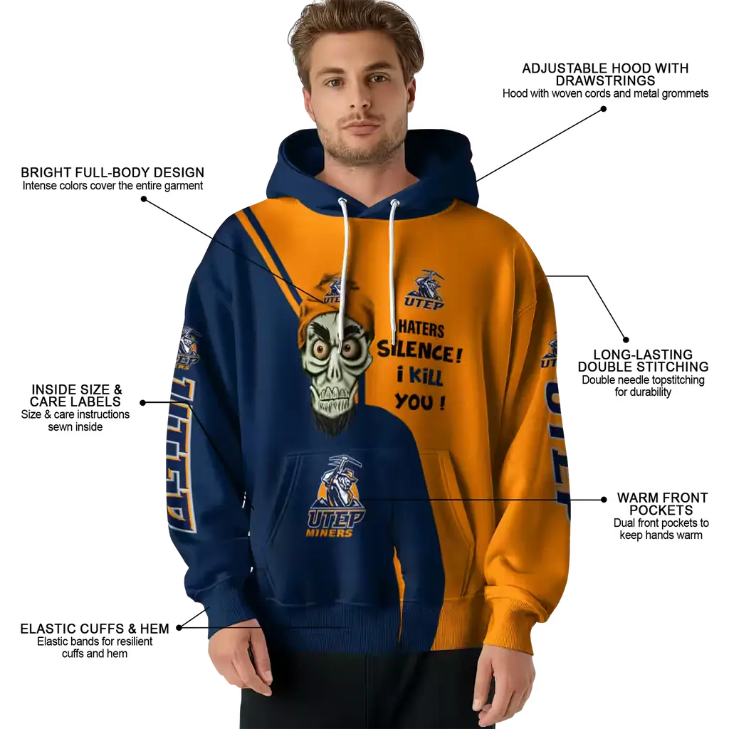 utep miners achmed skull blue hoodie latest model utep miners achmed skull blue hoodie latest model