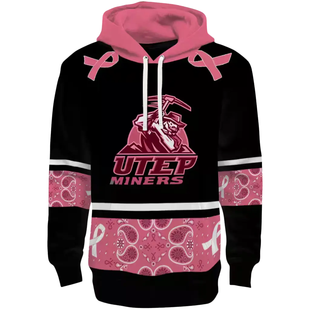 utep miners awareness ribbon black pink hoodie best selling utep miners awareness ribbon black pink hoodie best selling