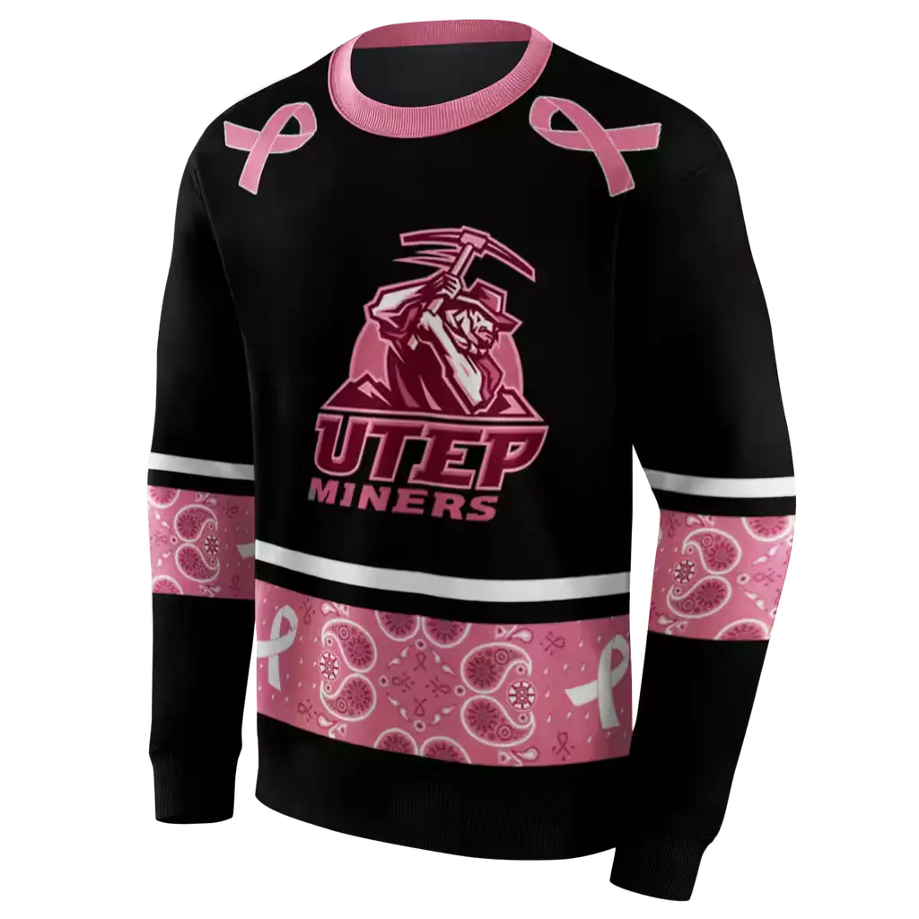 utep miners awareness ribbon black pink hoodie new arrival utep miners awareness ribbon black pink hoodie new arrival