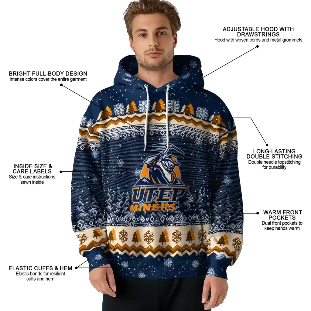 utep miners christmas trees blue hoodie latest model utep miners christmas trees blue hoodie latest model