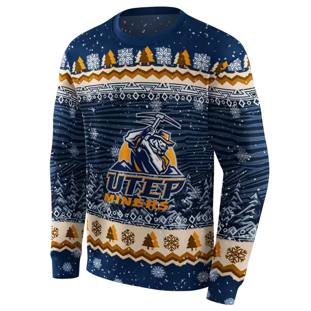 utep miners christmas trees blue hoodie new arrival utep miners christmas trees blue hoodie new arrival