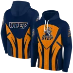 utep miners concentric lines blue black hoodie best selling