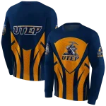 utep miners concentric lines blue black hoodie best selling