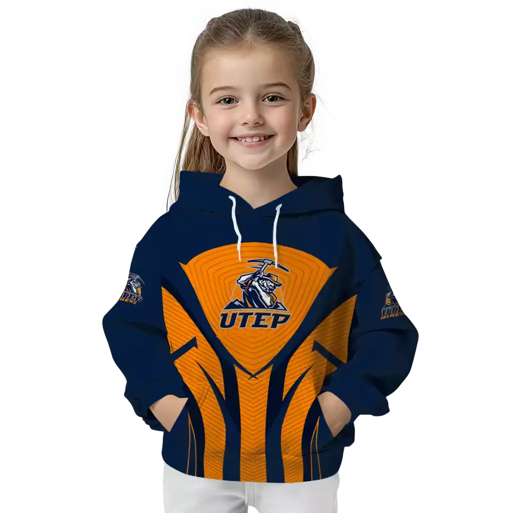 utep miners concentric lines blue black hoodie top rated utep miners concentric lines blue black hoodie top rated