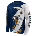 utep miners dynamic slash blue white hoodie best selling