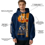 utep miners football heartbeat blue hoodie best selling