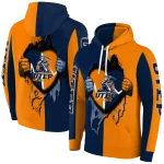 utep miners heartbeat graphic blue hoodie best selling
