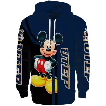 utep miners mickey mouse blue black hoodie best selling