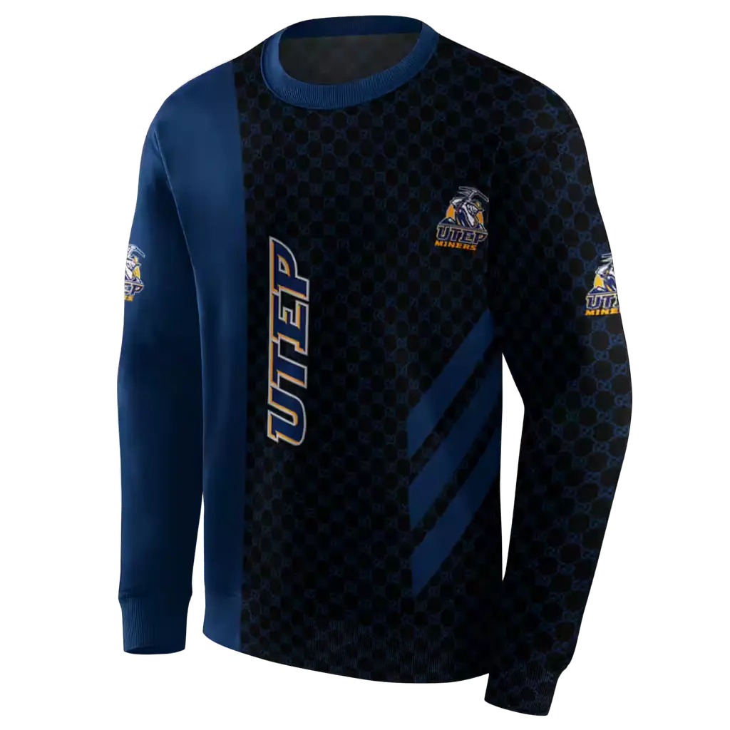 utep miners monogram pattern blue hoodie new arrival utep miners monogram pattern blue hoodie new arrival
