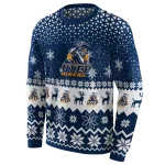 utep miners reindeer motif blue hoodie best selling