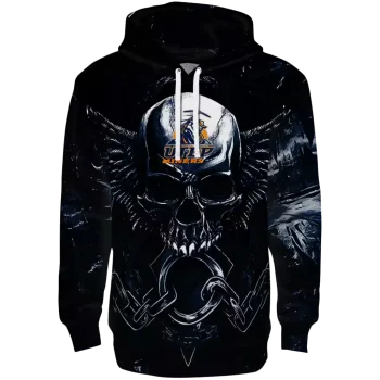 utep miners skull artwork blue black hoodie best selling