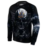 utep miners skull artwork blue black hoodie best selling