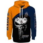 utep miners skull punisher orange black hoodie best selling
