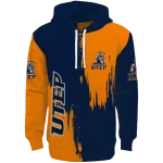 utep miners splatter effect blue hoodie best selling