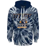 utep miners tie dye pattern blue hoodie best selling
