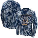 utep miners tie dye pattern blue hoodie best selling