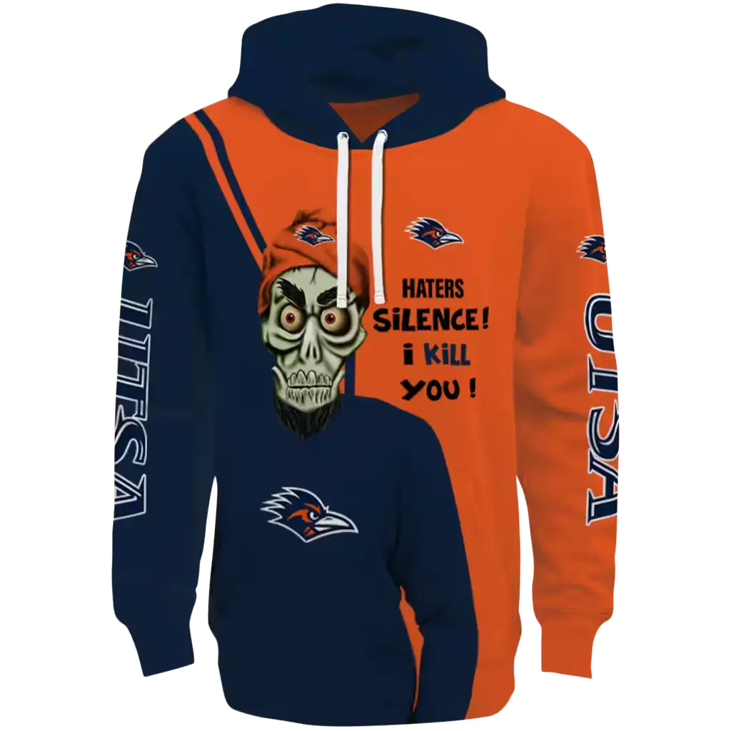 utsa roadrunners achmed skull orange hoodie best selling utsa roadrunners achmed skull orange hoodie best selling