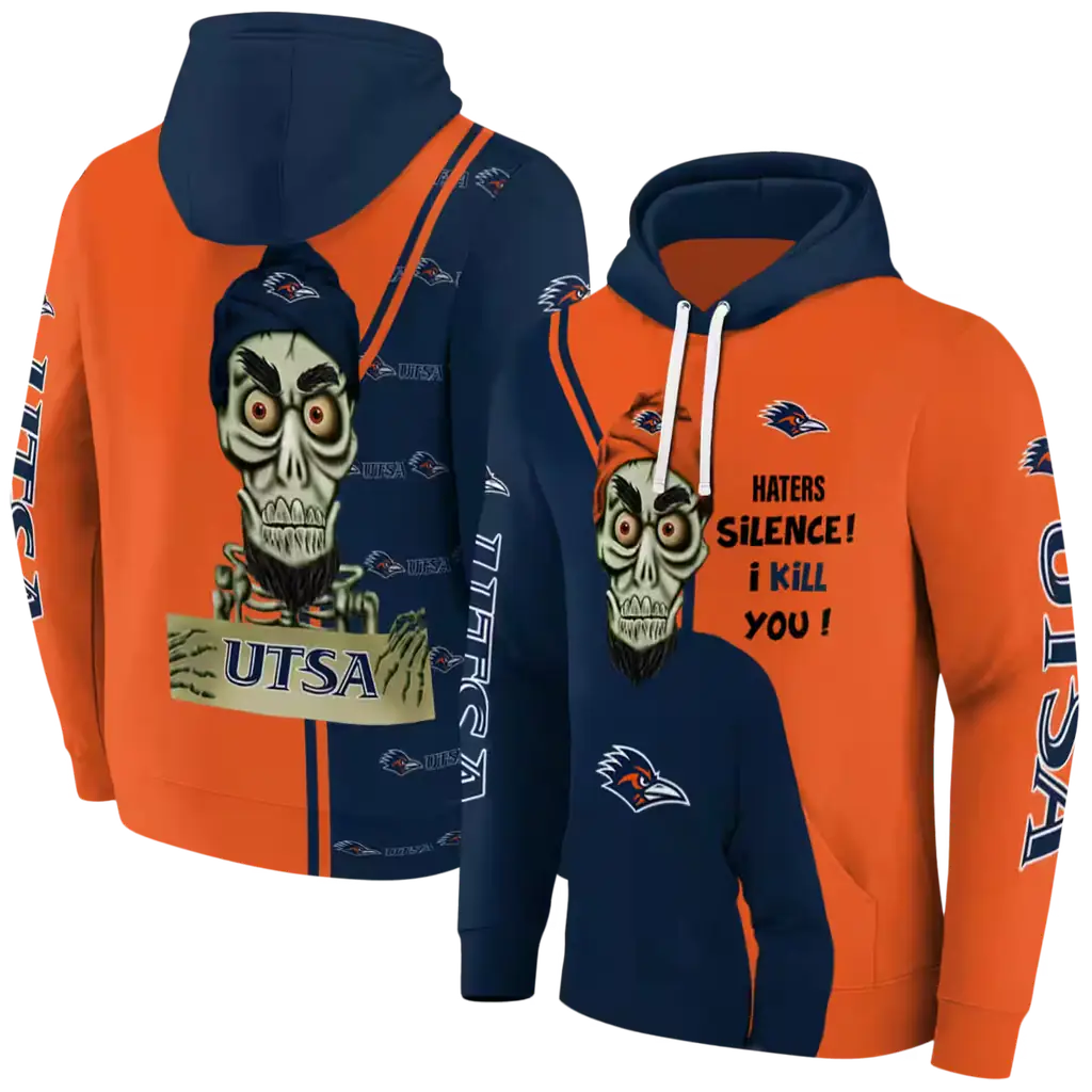 utsa roadrunners achmed skull orange hoodie fashion forward utsa roadrunners achmed skull orange hoodie fashion forward