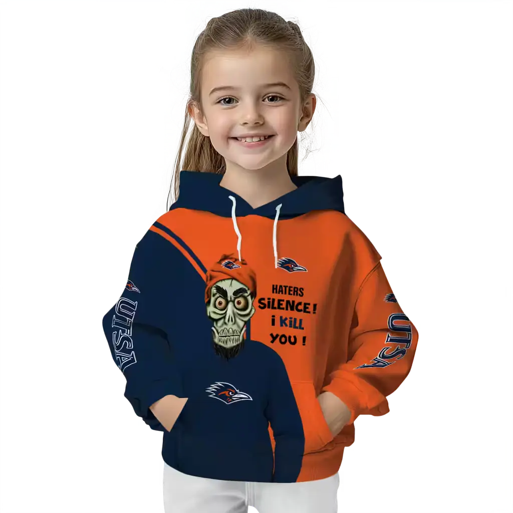 utsa roadrunners achmed skull orange hoodie top rated utsa roadrunners achmed skull orange hoodie top rated