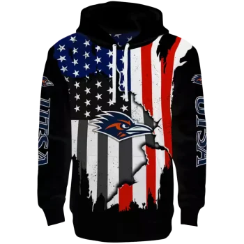 utsa roadrunners american pride black hoodie best selling