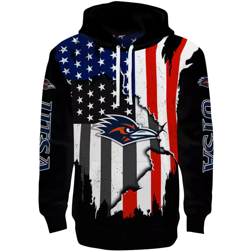 utsa roadrunners american pride black hoodie best selling utsa roadrunners american pride black hoodie best selling
